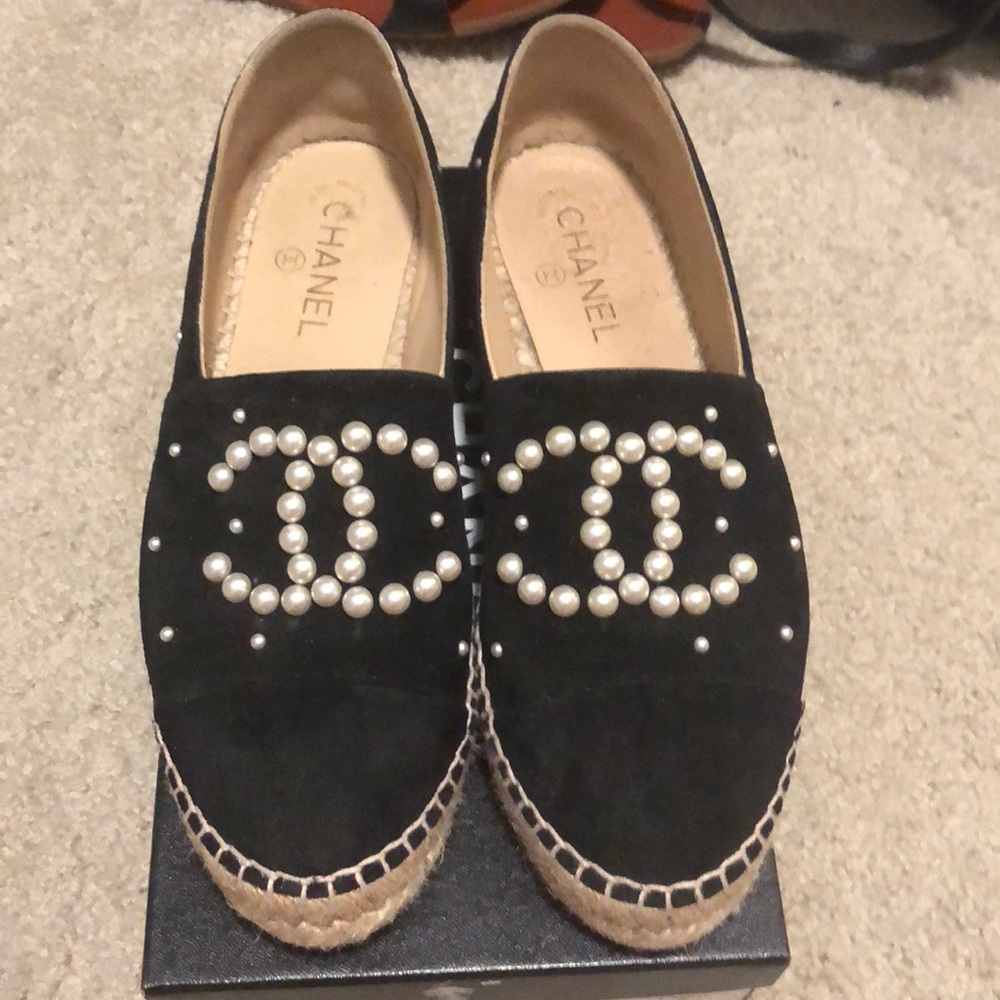 Chanel Pearl Espadrilles